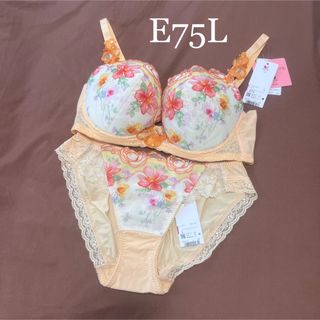 【新品】wacoal L'ge ルジェ 17 ブラ ショーツセット E75L OR