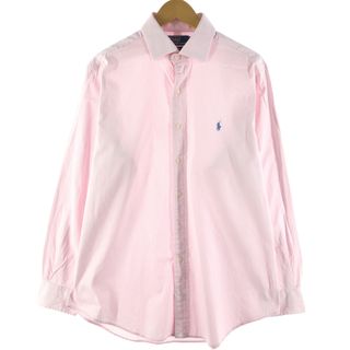 ラルフローレン(Ralph Lauren)の古着 ラルフローレン Ralph Lauren POLO by Ralph Lauren REGENT 長袖 コットンストライプシャツ メンズXL /eaa371473(シャツ)