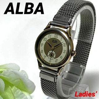 アルバ(ALBA)の172 ALBA アルバ レディー時計 クォーツ スモールセコンド 電池交換済(腕時計)