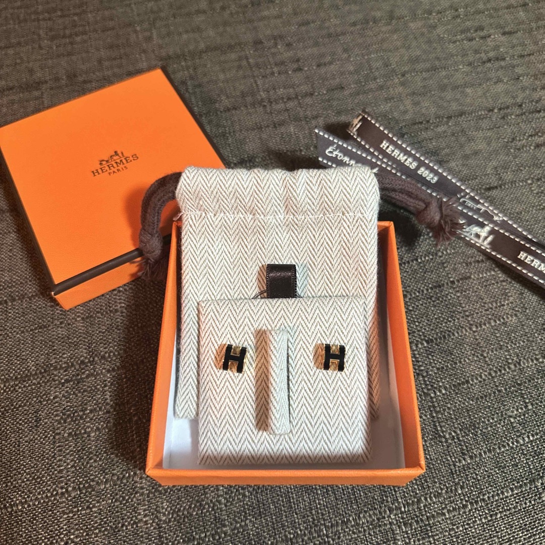 HERMES ミニ・ポップH ピアス