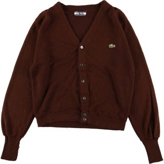 ラコステ(LACOSTE)の古着 70年代 ラコステ LACOSTE IZOD ニットカーディガン メンズL ヴィンテージ /eaa368899(カーディガン)