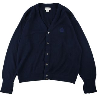 古着 アイゾッド IZOD アクリルニットカーディガン USA製 メンズXXL /eaa369974(カーディガン)