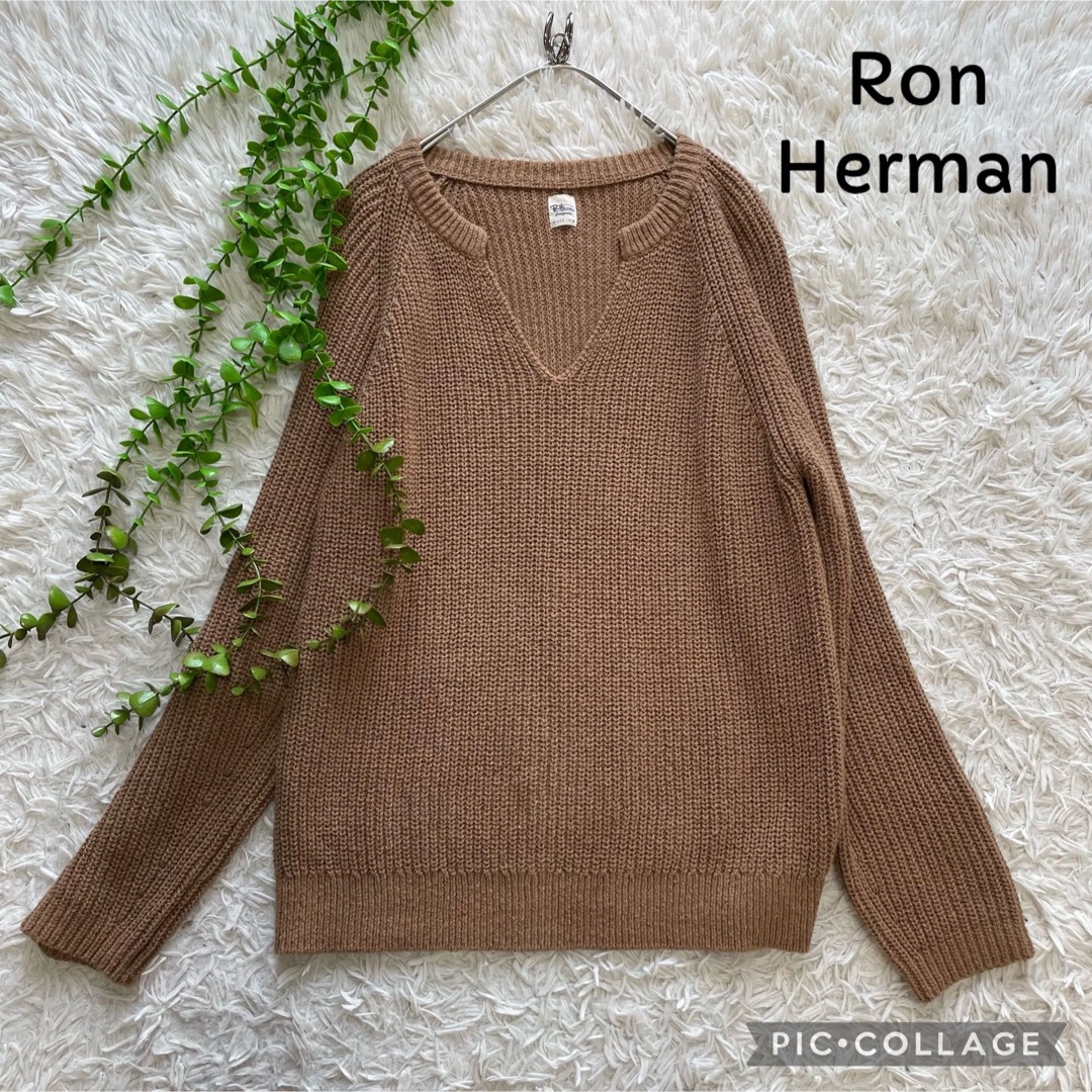 Ron Herman ロンハーマン　Vネックニット　リネン混