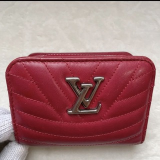 ファッション小物LOUIS VUITTON 二つ折り財布 ニューウェーブ レッド