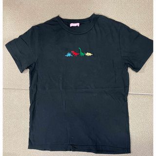 ウィゴー(WEGO)のWEGO  Tシャツ　恐竜　　黒(Tシャツ(半袖/袖なし))