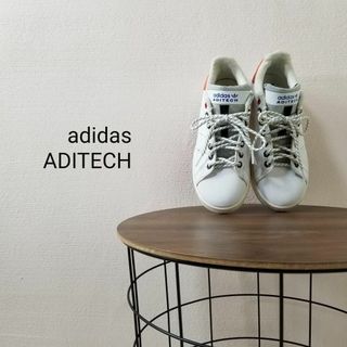 アディダス(adidas)のadidasスタンスミス23.5cm白橙レディースローカット2020年モデル(スニーカー)