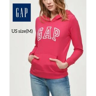 ギャップ(GAP)の【GAP】GAPロゴ フードパーカー 裏起毛 USsize(M)(パーカー)