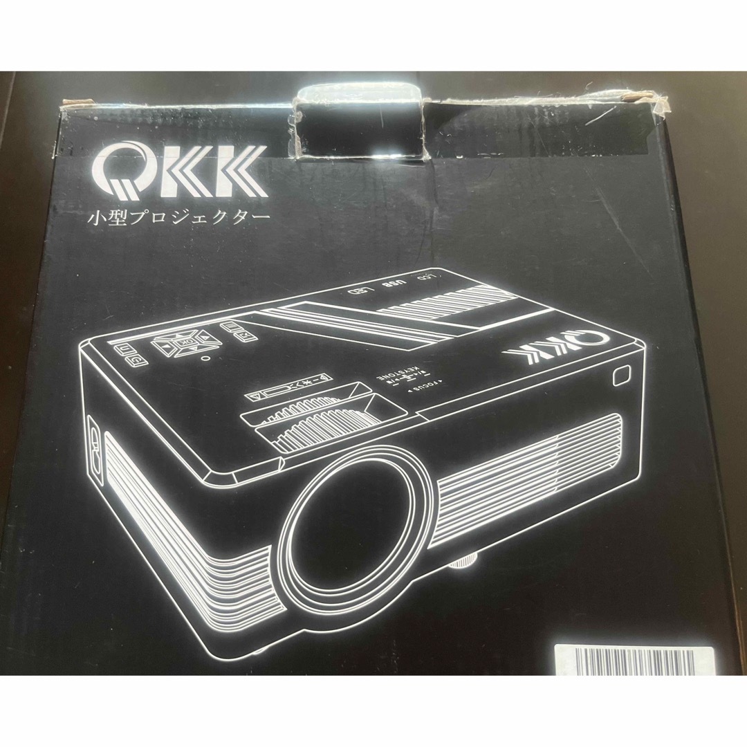 QKK AK-83 プロジェクター 美品　取説・付属品有り スマホ/家電/カメラのテレビ/映像機器(プロジェクター)の商品写真