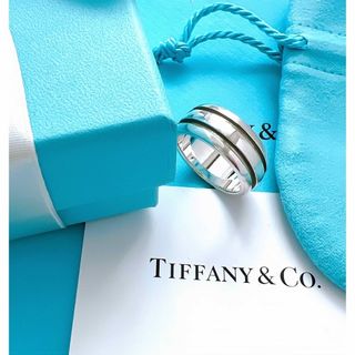 Tiffany & Co. - 美品✨ティファニーリンググルーブドダブルライン