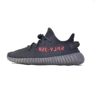 アディダス(adidas)のadidas Yeezy Boost 350 V2 スニーカー 黒 赤 US10(スニーカー)