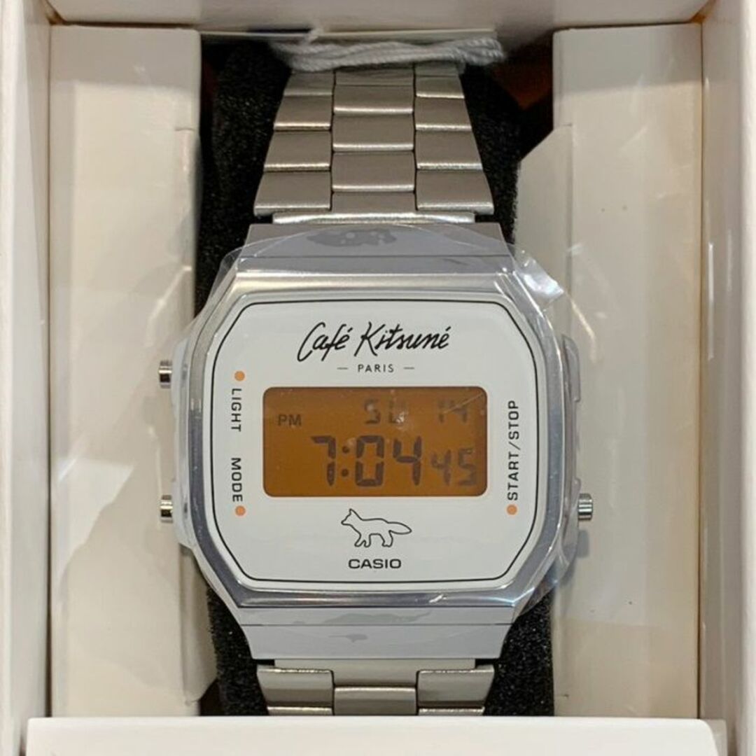 2023 Cafe Kitsune x Casio A168WECK-7AJR シルバー 送料無料まとめ割