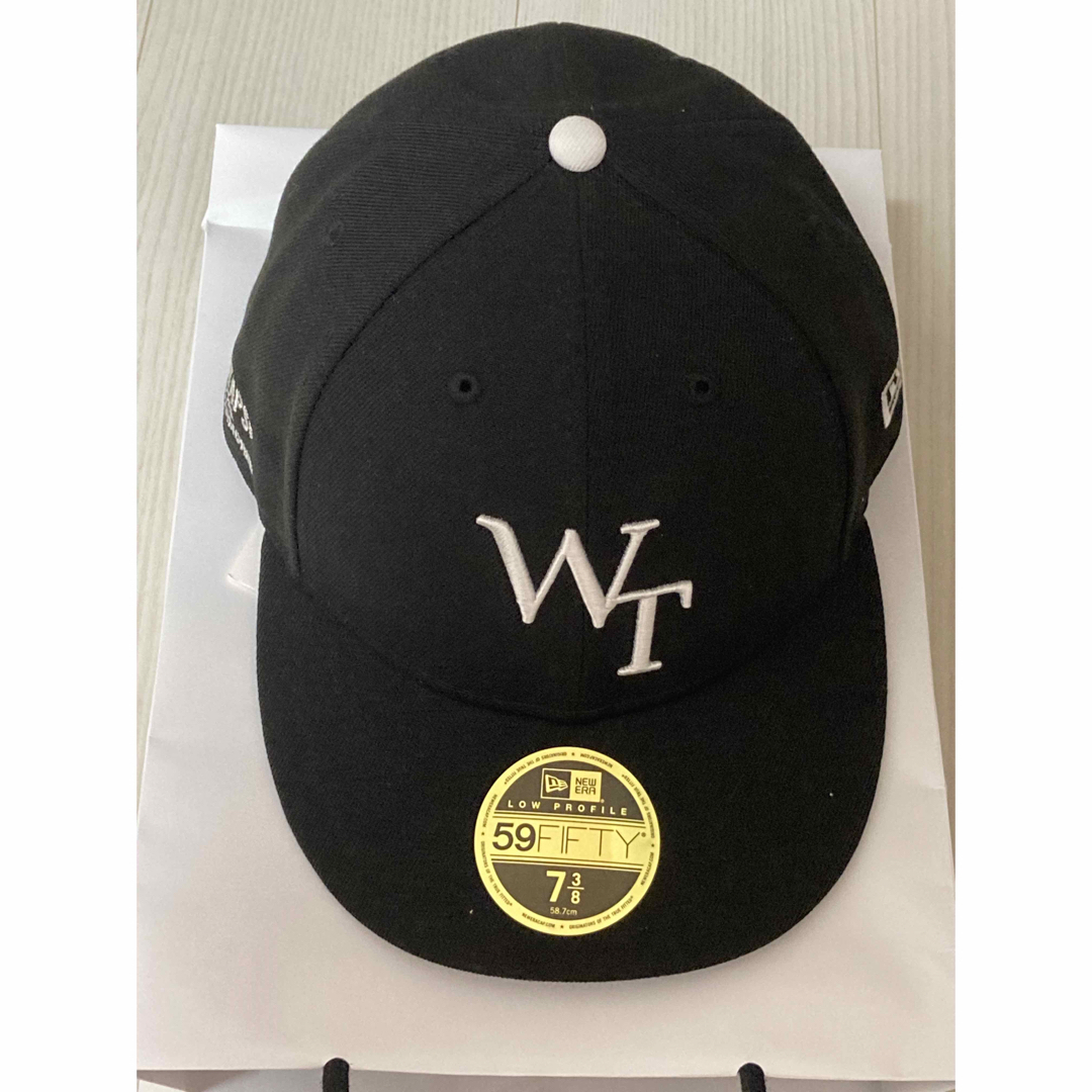 W)taps - WTAPS×ニューエラ 7 3/8 黒 新品の通販 by ニモ|ダブル