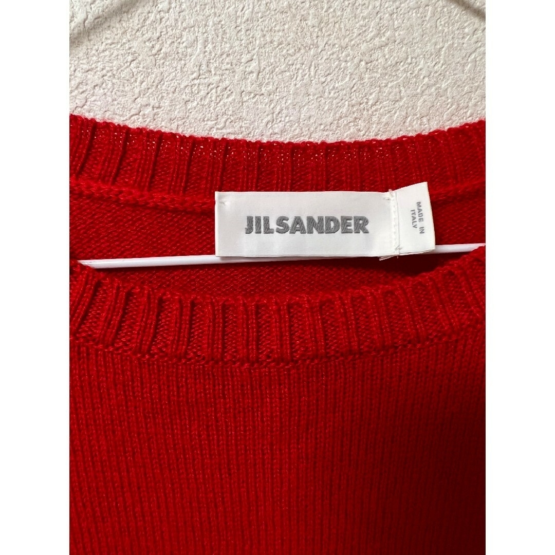 JIL SANDER 赤ニット 46