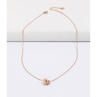 トゥモローランド(TOMORROWLAND)の【Design W ring necklace】#172 18k(ネックレス)