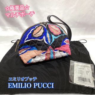 美品 EMILIO PUCCI  エミリオプッチ ポーチ コスメポーチ マルチ