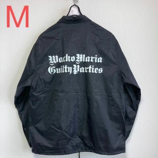 M黒【WACKOMARIA】23FW COACH JKT／新品タグ付／送料込-