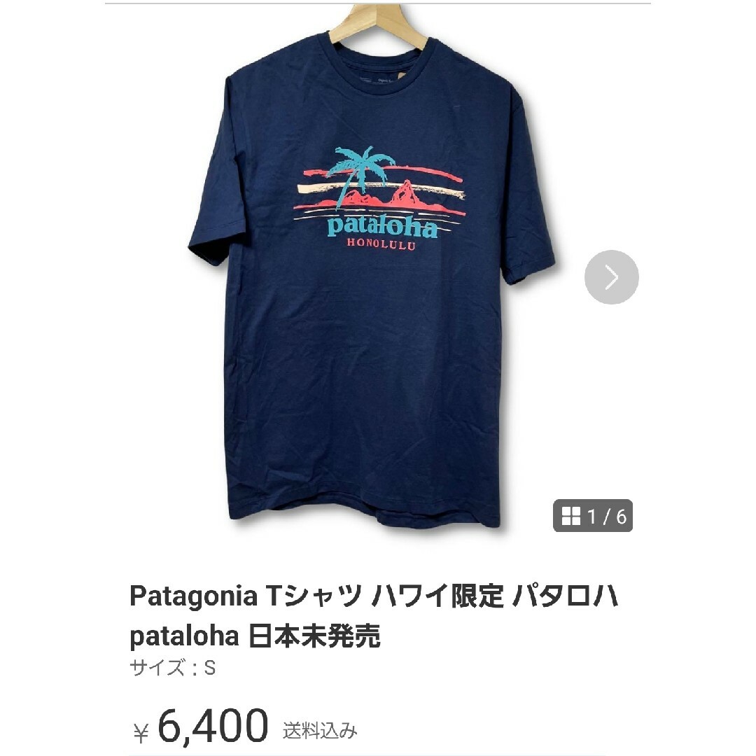 パタゴニア　パタロハ　メンズMサイズ　ハワイ限定Tシャツ