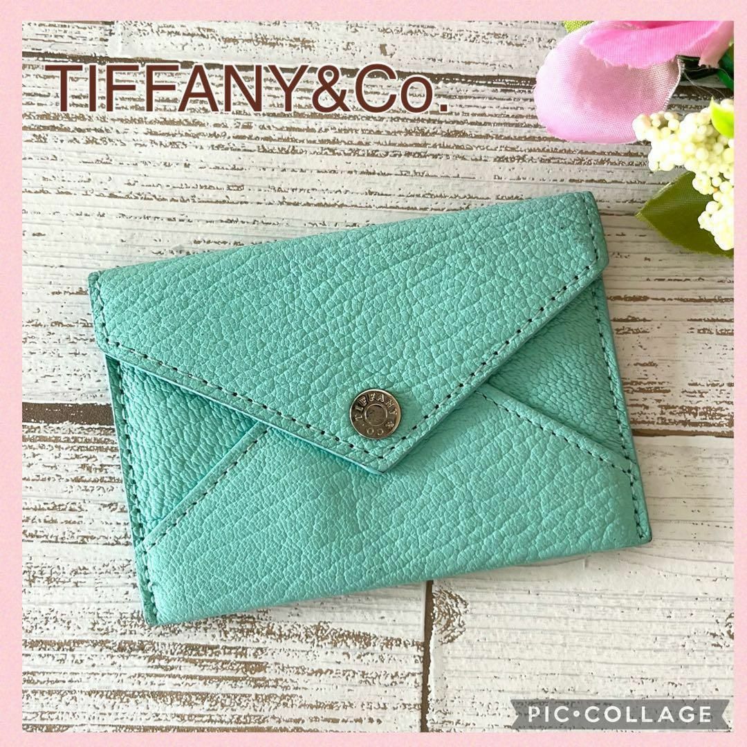 【 希少 】Tiffany ティファニー カードケース 名刺入れ ブルー