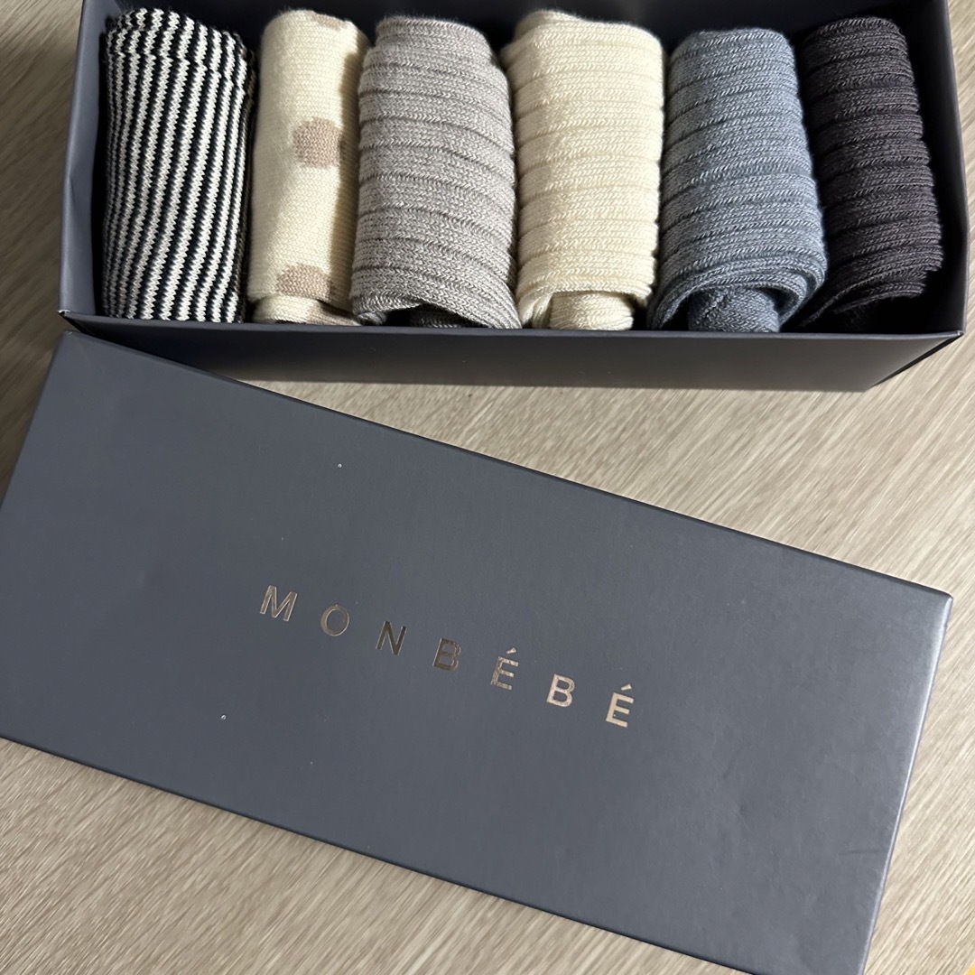 monbebe 靴下セット ベビー 新品未使用 キッズ/ベビー/マタニティのこども用ファッション小物(靴下/タイツ)の商品写真