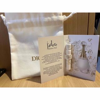 ディオール(Dior)のDIOR  ジャドールパルファンドーサンプル&巾着ポーチ(香水(女性用))