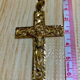 14k Jesus cross pendant  (ネックレス)