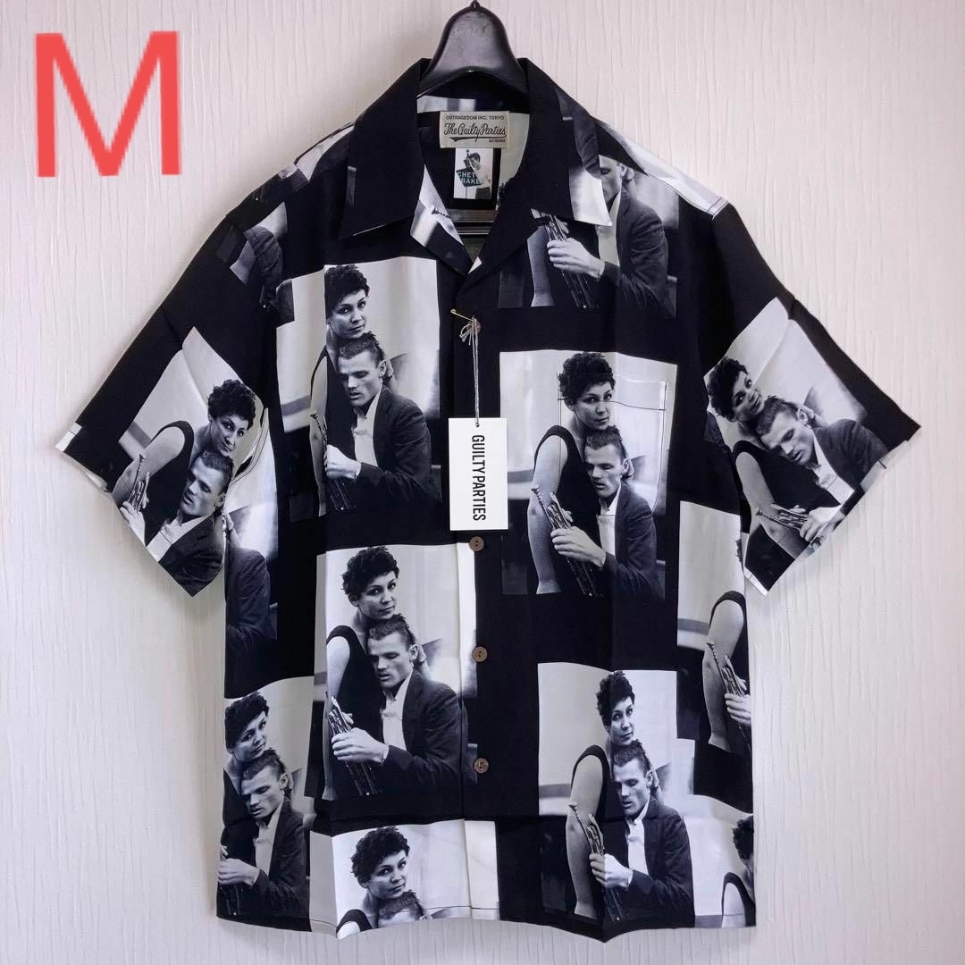 WACKO MARIA - M黒【WACKOMARIA】CHETBAKER SHIRT／新品タグ付／送料込 ...