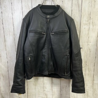 リューグーレザーズ(Liugoo Leathers)のliugoo leathers Black Label 牛革　ライダース　レザー(レザージャケット)