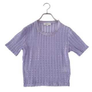 カルヴェン(CARVEN)の美品 CARVEN カルヴェン シアーレース クルーネックニット サマーニット(ニット/セーター)