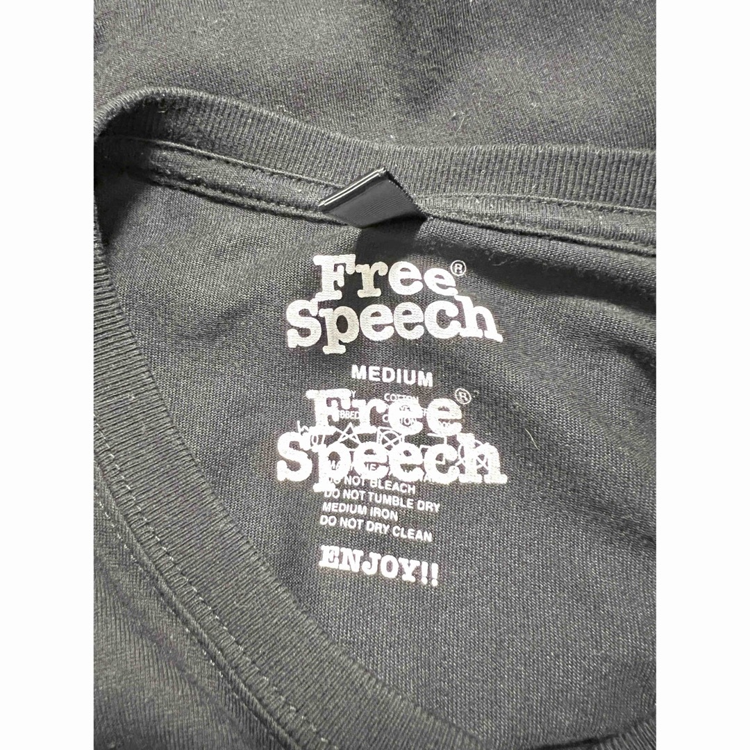 coen(コーエン)のcoen コーエン Free Speech フリースピーチ Tシャツ 半袖 黒 メンズのトップス(Tシャツ/カットソー(半袖/袖なし))の商品写真