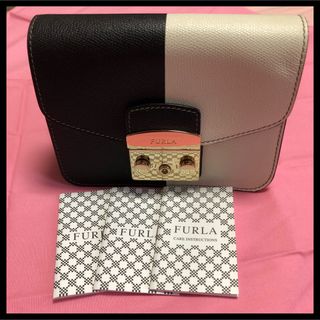 フルラ(Furla)の【極美品】フルラ メトロポリス ショルダーバッグ　ミニバッグ(ショルダーバッグ)