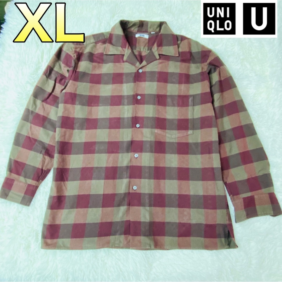 UNIQLO(ユニクロ)のユニクロ Uメンズ  長袖ネルシャツ XLサイズ  メンズのトップス(シャツ)の商品写真