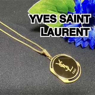 イヴサンローラン(Yves Saint Laurent)のYVES SAINT LAURENT ネックレス K24GF ゴールド ロゴ(ネックレス)