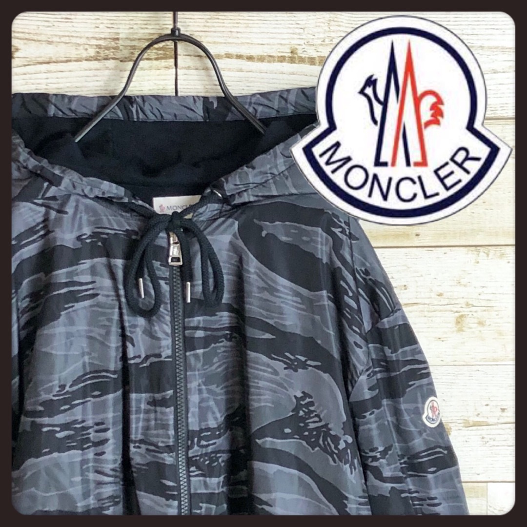 MONCLER モンクレール パーカー パッチ刺繍 ロゴ入り 美品 | フリマアプリ ラクマ