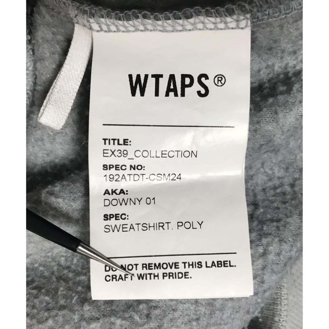 wtaps フリーススウェット