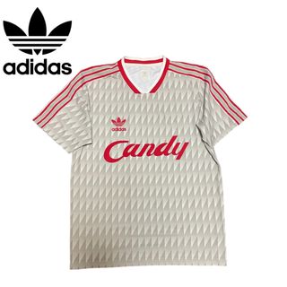 アディダス(adidas)のadidas(アディダス)ヴィンテージ　ユニフォーム(Tシャツ/カットソー(半袖/袖なし))