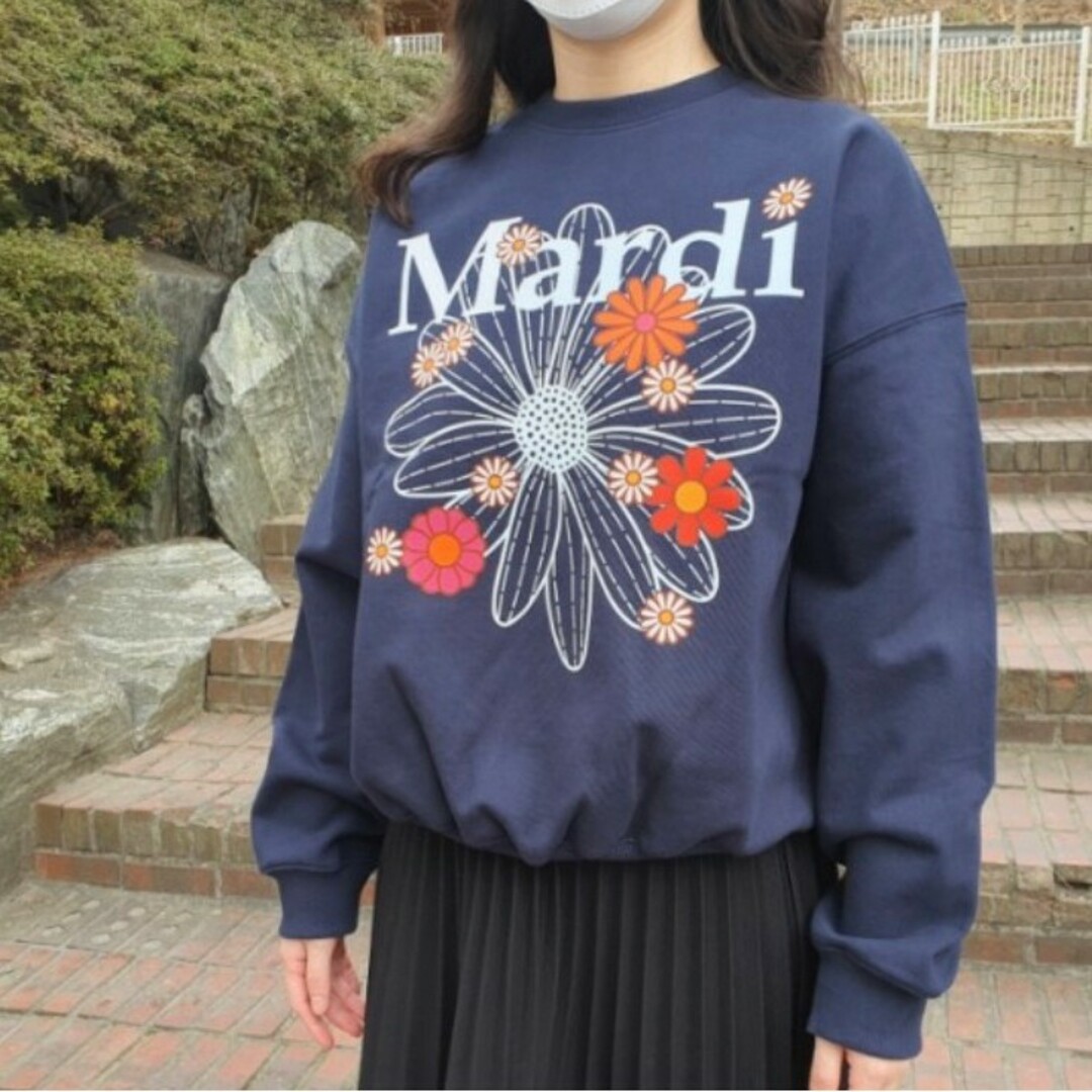 マルディメクルディ Mardi Mercredi スウェット NAVY WHITの通販 by ...