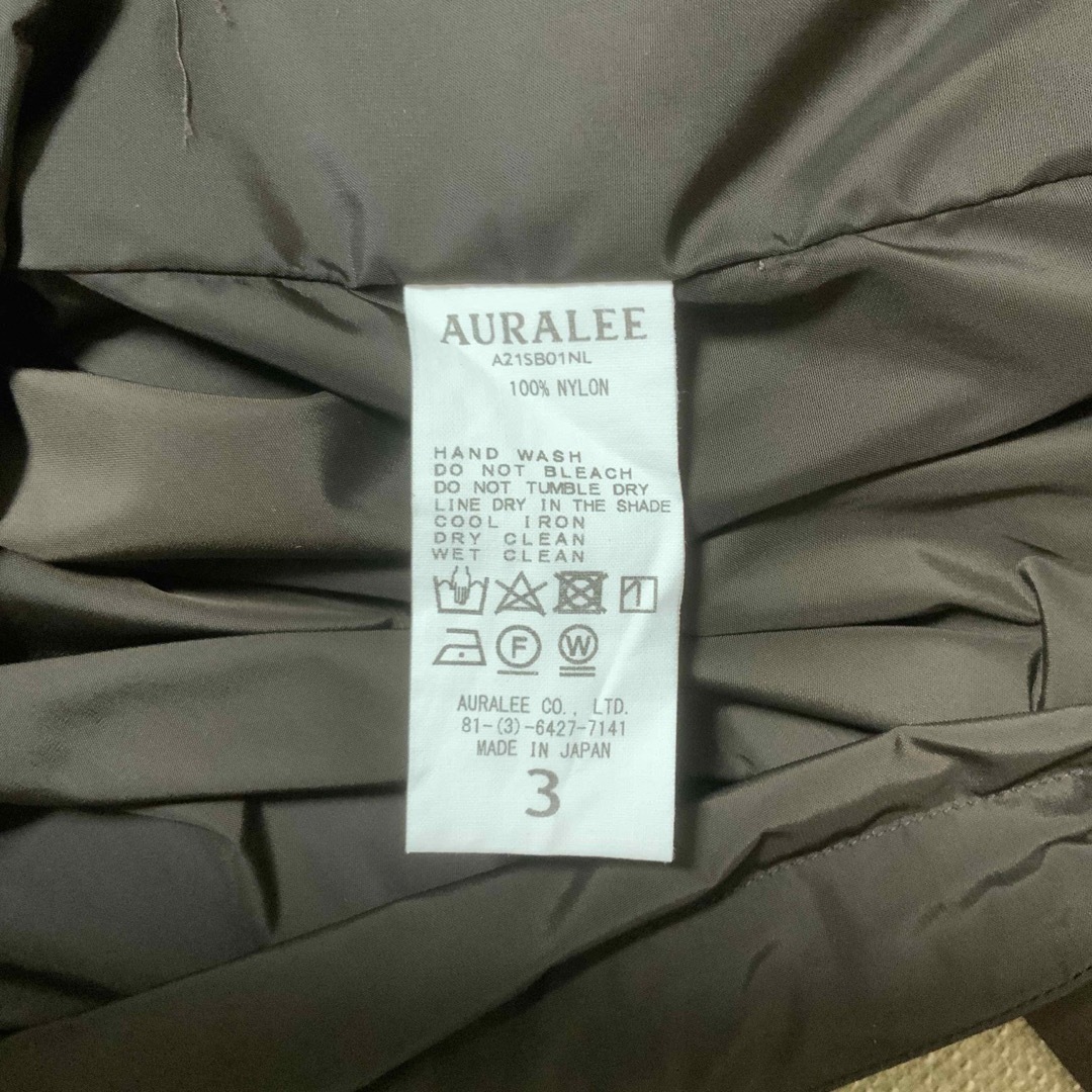 AURALEE オーラリー LIGHT NYLON HALF ZIP P/O 3 ジャケット AURALEE オーラリー LIGHT NYLON HALF ZIP P/O 3 ジャケット