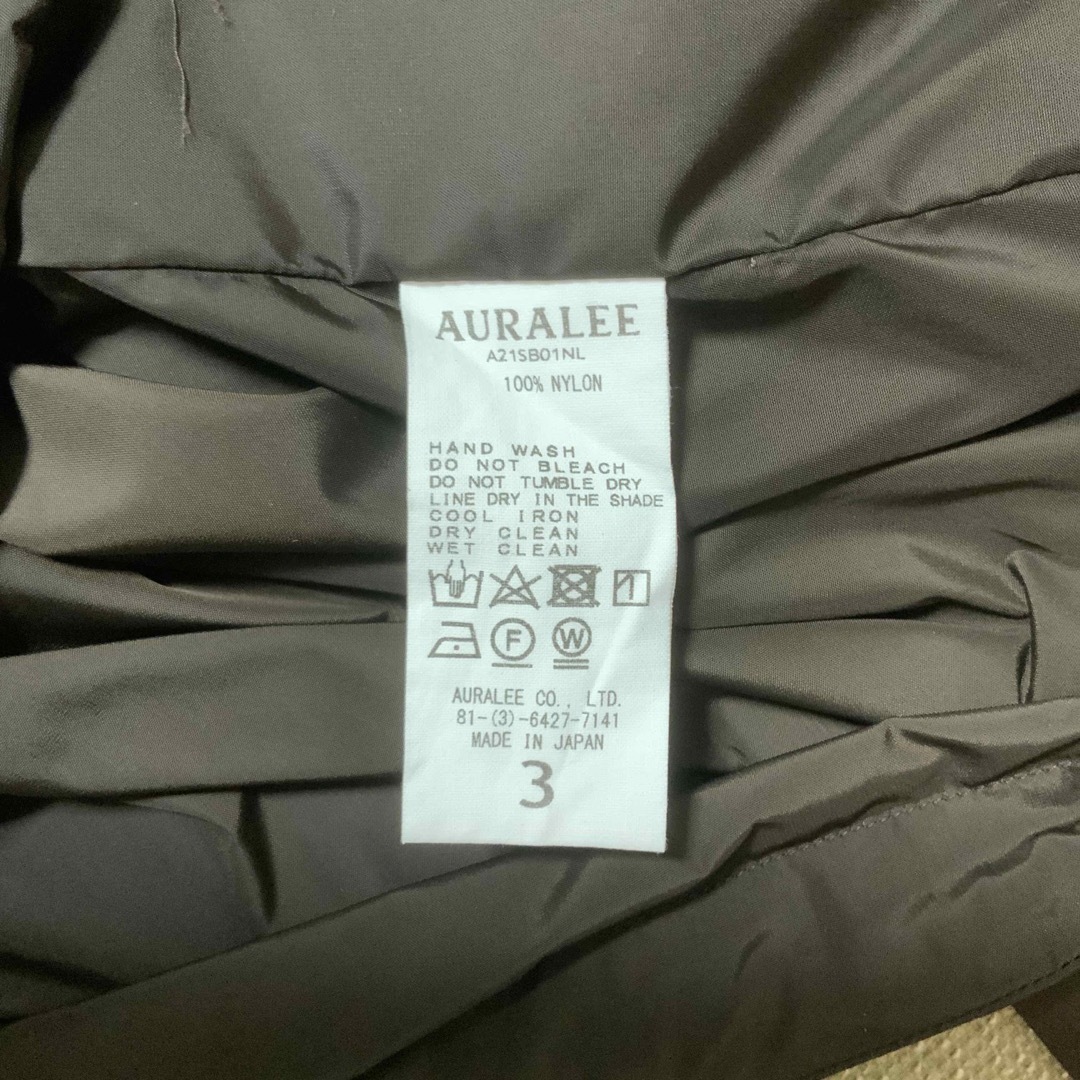 AURALEE(オーラリー)のAURALEE オーラリー LIGHT NYLON HALF ZIP P/O 3 メンズのジャケット/アウター(その他)の商品写真