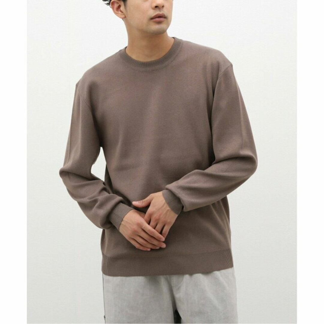 B.C STOCK(ベーセーストック)の【ブラウン】TIGHT NECK ソウバリニットプルオーバー メンズのトップス(ニット/セーター)の商品写真