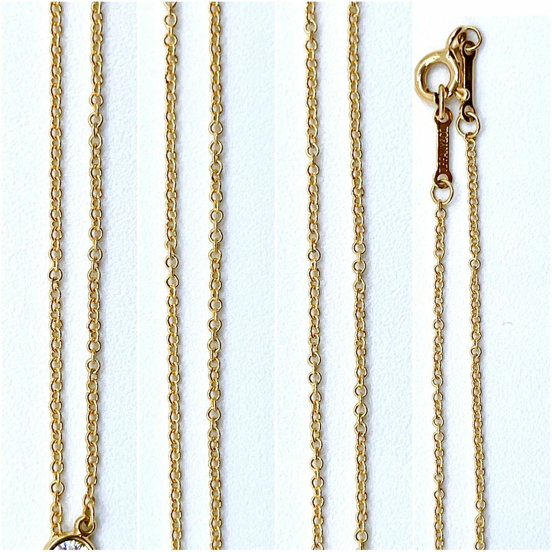 Tiffany & Co.(ティファニー)のティファニー バイザヤード ネックレス レディース ゴールド 0.18ct レディースのアクセサリー(ネックレス)の商品写真