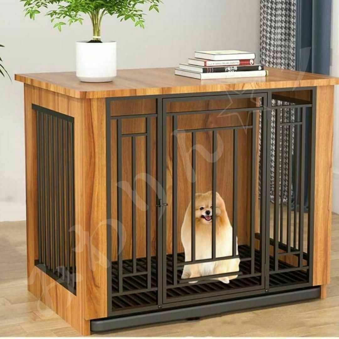 ⭐️未使用⭐️ 組立型 ペットケージ 小型犬 中型犬 木製 家具 動物檻 犬小屋