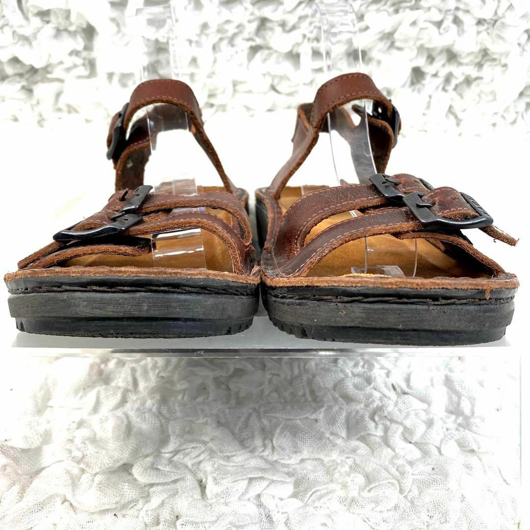 s201【ナオト】コンフォートシューズ ストラップ ベルト サンダル 金具 40 メンズの靴/シューズ(サンダル)の商品写真