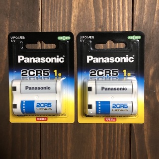 Panasonic - パナソニック カメラ用リチウム電池 2CR 5W(2個)