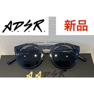 エーディーエスアール(A.D.S.R.)の新品❗️ A.D.S.R. ウェリントンサングラス ブルー(サングラス/メガネ)