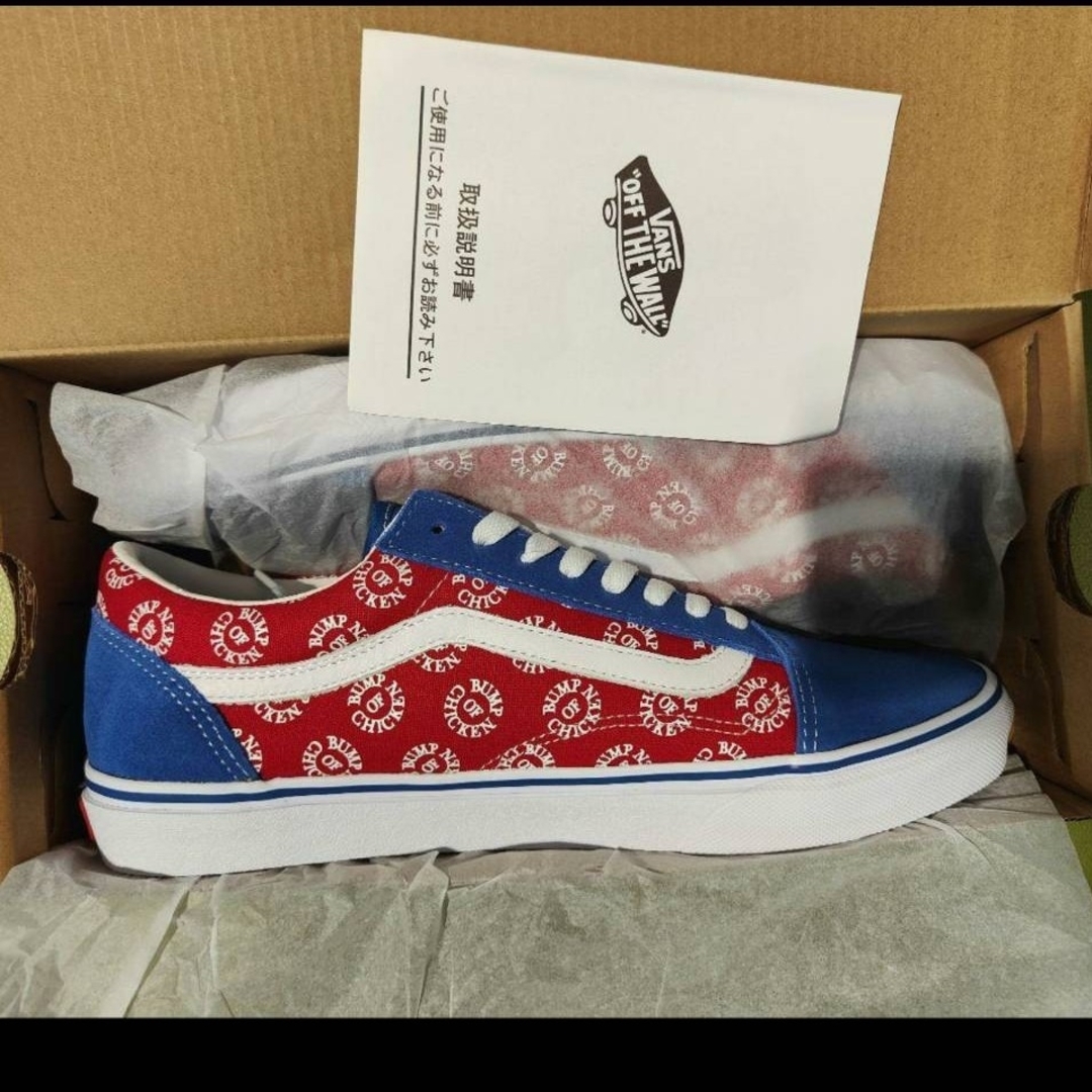 24cm VANS BUMP OF CHICKEN OLD SKOOL 青赤