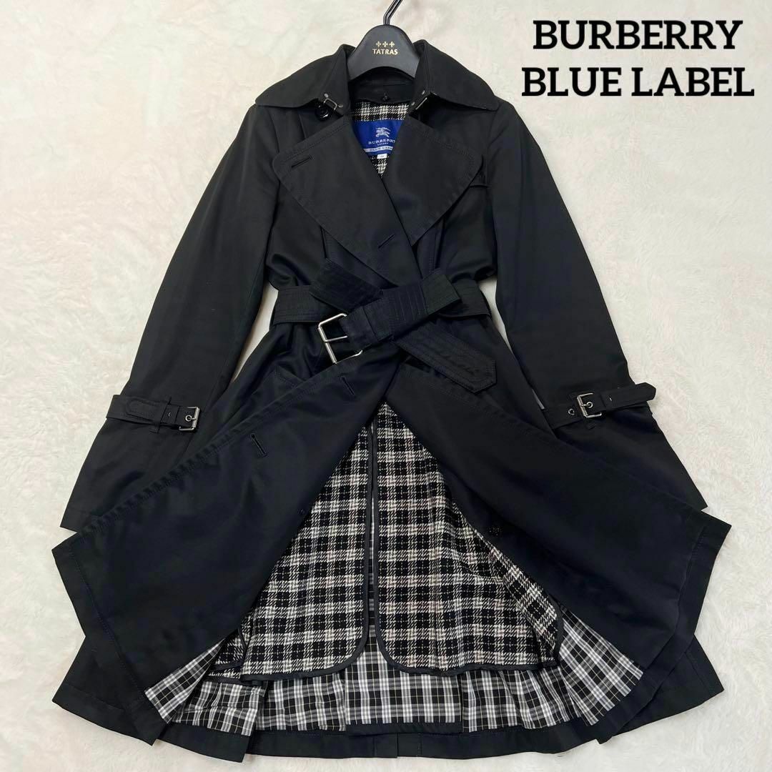 BURBERRY - バーバリー トレンチコート ライナー付き ノバチェック 黒