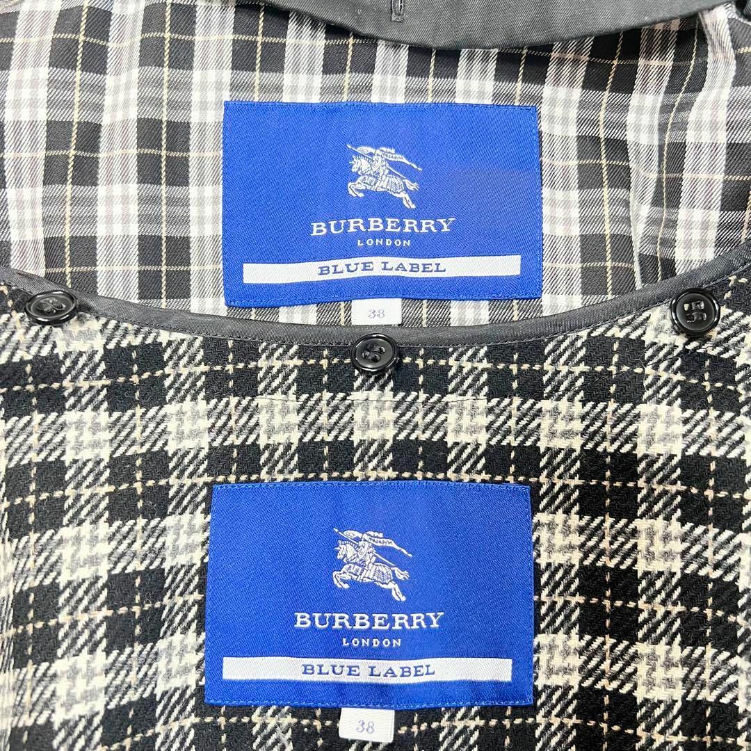 BURBERRY - バーバリー トレンチコート ライナー付き ノバチェック 黒
