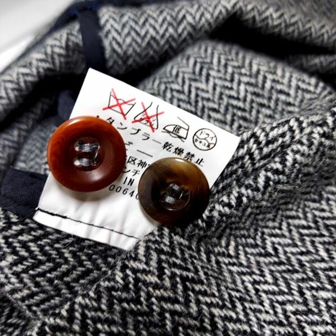 BEAMS - 美品 BEAMS✨ビームスボーイ ヘリンボーン ツイード アンゴラ