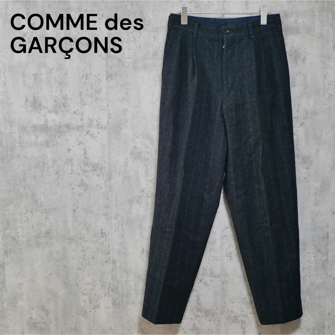 専用 COMME des GARCONS テーパード スラックス タックパンツ