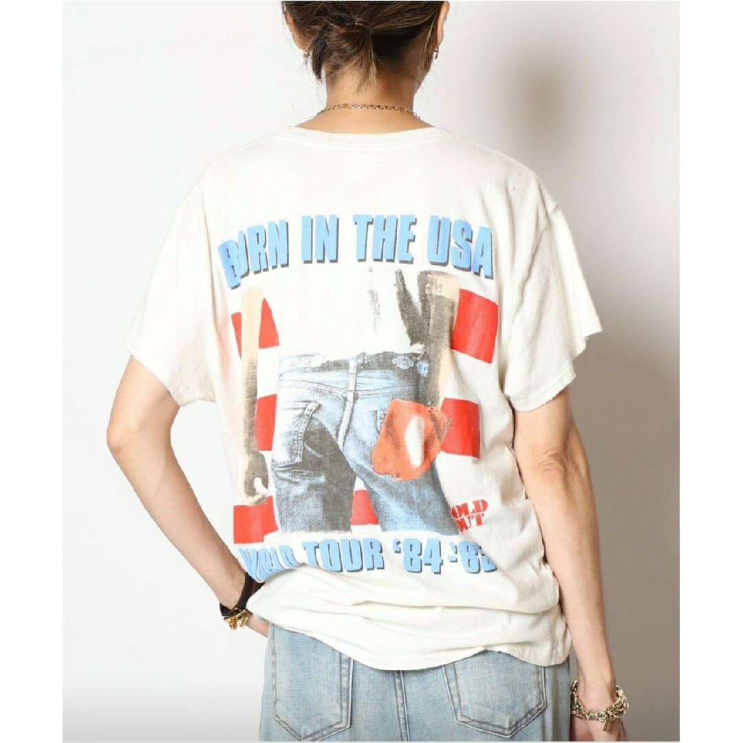 L'Appartement DEUXIEME CLASSE(アパルトモンドゥーズィエムクラス)の【MADE WORN/メイドウォーン】Burce Springsteen Tシャ メンズのトップス(Tシャツ/カットソー(半袖/袖なし))の商品写真